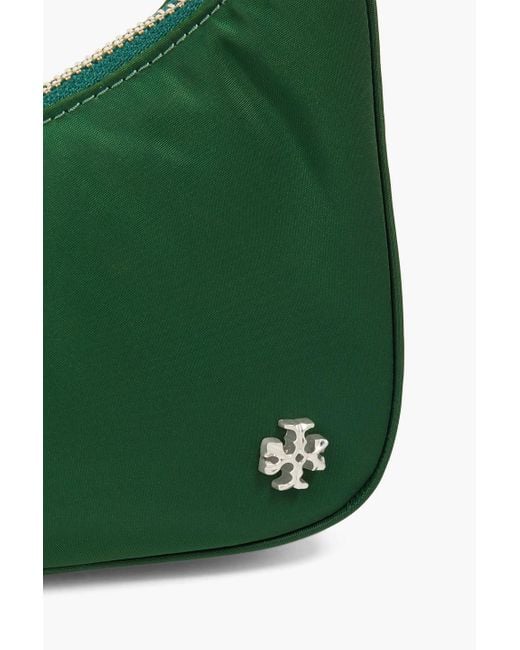 Tory Burch Green Mercer Shell Shoulder Bag
