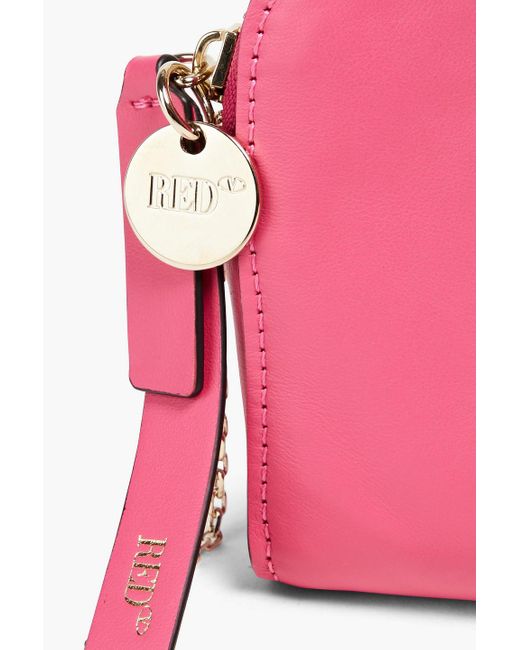 Red(v) Pink Leather Wallet