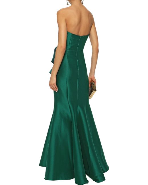 badgley mischka emerald gown