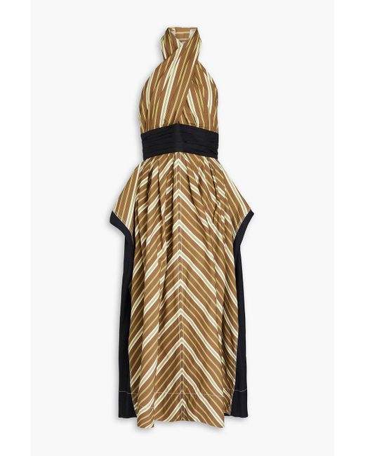 Tory burch printed cotton maxi dress 2025