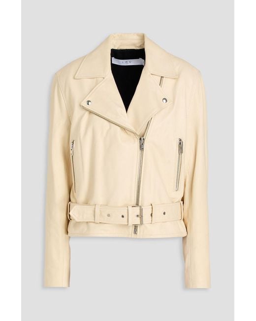 IRO Natural Leather Biker Jacket