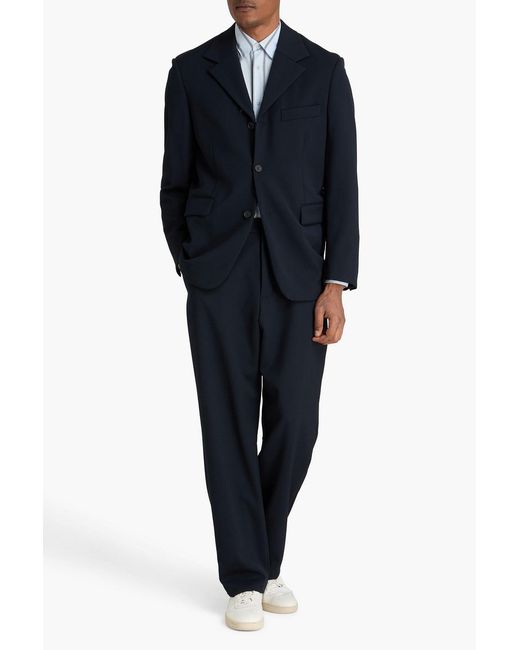 Sandro Blue Wool-Twill Blazer for men