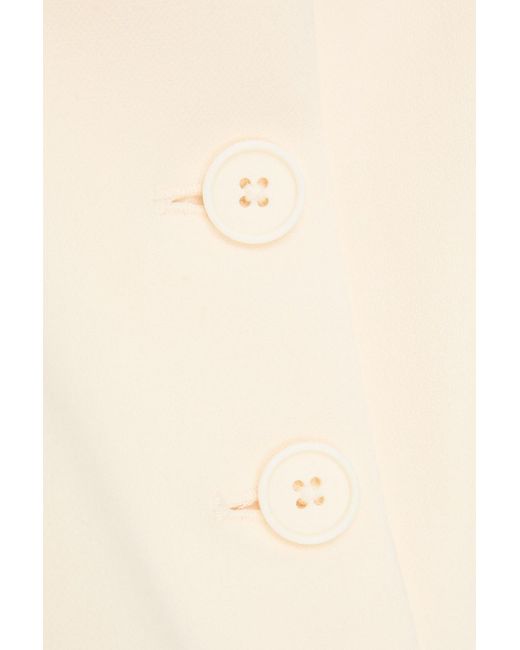 Staud Natural Una Crepe Top