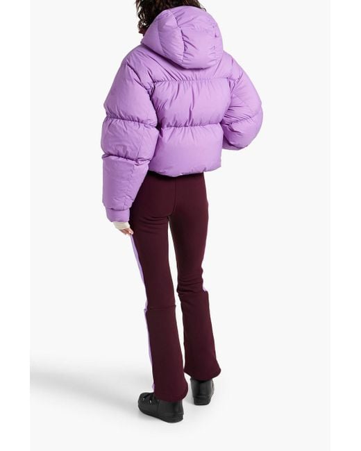 CORDOVA Purple Aomori Quilted Hooded Down Ski Jacket
