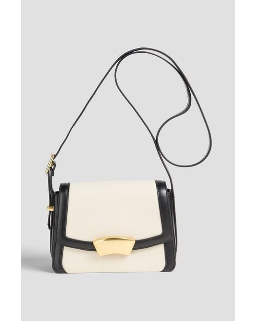 3.1 Phillip Lim White Id Canvas And Leather Shoulder Bag