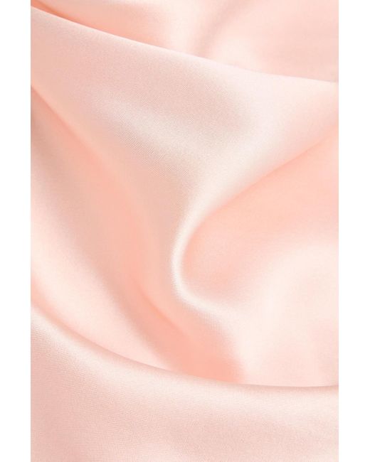 Roksanda Pink Drapiertes oberteil "kata" aus seiden-cady