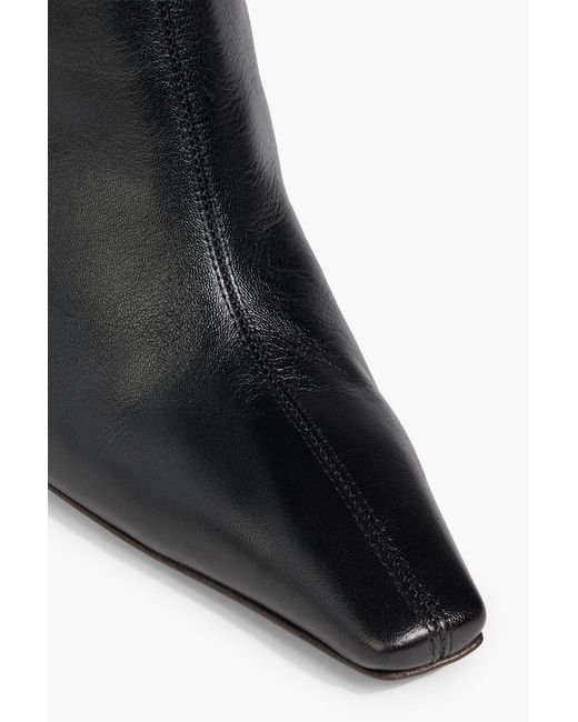 Giuseppe Zanotti Black Seattle 90 Buckled Leather Ankle Boots