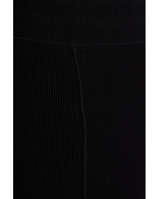 Dolce & Gabbana Black Skinny-fit Wool Track Pants for men