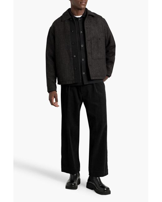 LE17SEPTEMBRE Gray Tweed Jacket for men