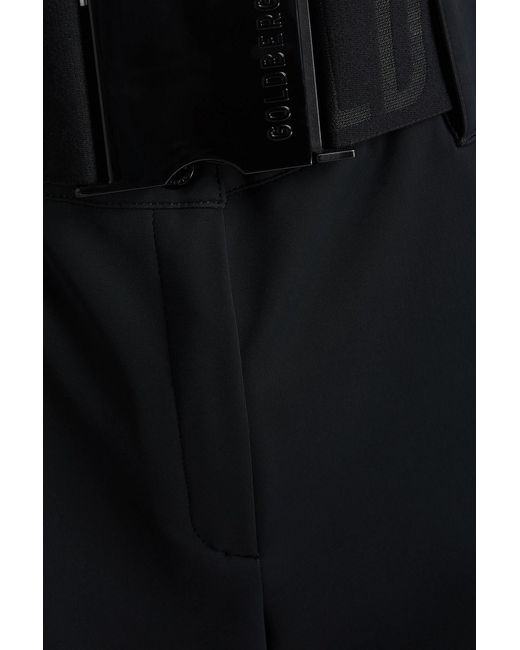 Goldbergh Blue Wham Belted Stretch-shell Ski Pants