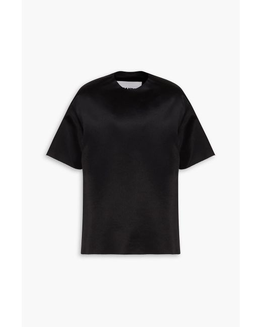 Jil Sander T-shirt aus duchesse-satin in Black für Herren
