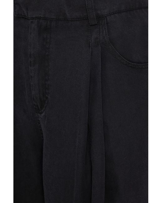 Mother Of Pearl Black Cropped Tm Culottes
