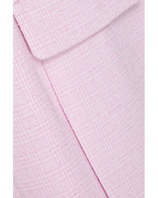 Claudie Pierlot Pink Rameau minikleid aus tweed