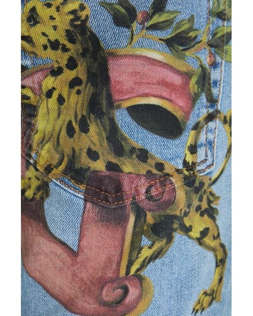 Dolce & Gabbana Jeans mit schmalem bein aus denim in distressed-optik in Blue für Herren