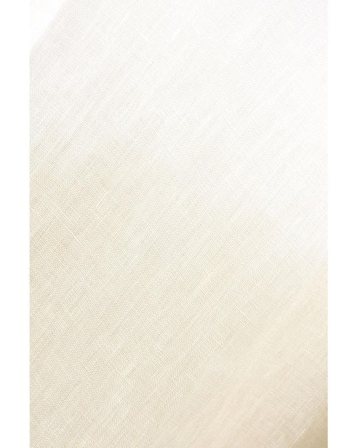 120% Lino Hemd aus gefärbtem leinen in White für Herren