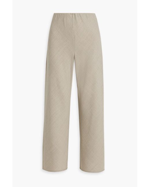 A.Emery White Myrna Wool-twill Wide-leg Pants