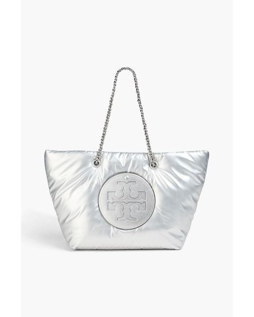 Tory Burch White Ella Tote
