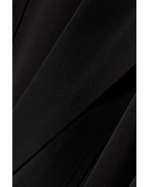 Norma Kamali Black Stretch-jersey Mini Dress