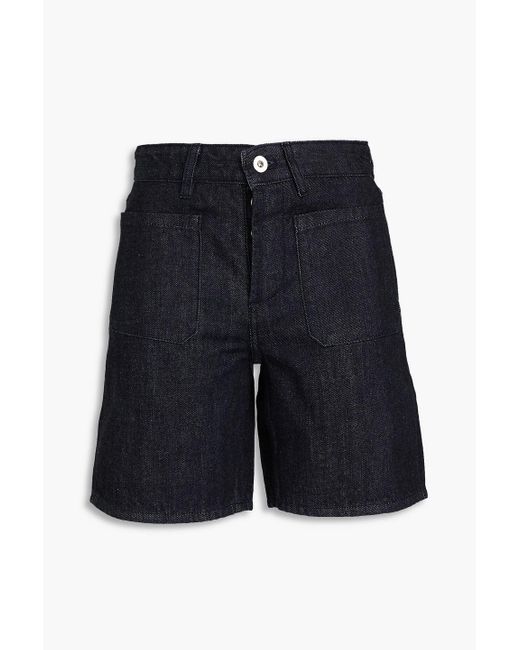 Jil Sander Blue Denim Shorts