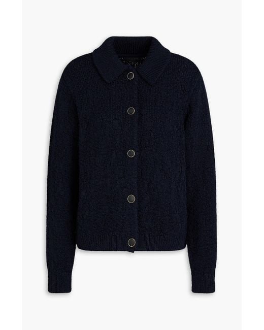 Rag & Bone Blue Lecroy Wool-Blend Cardigan