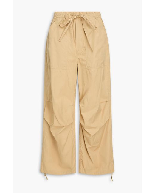 Rag & Bone Natural Adina Cotton Wide-leg Pants