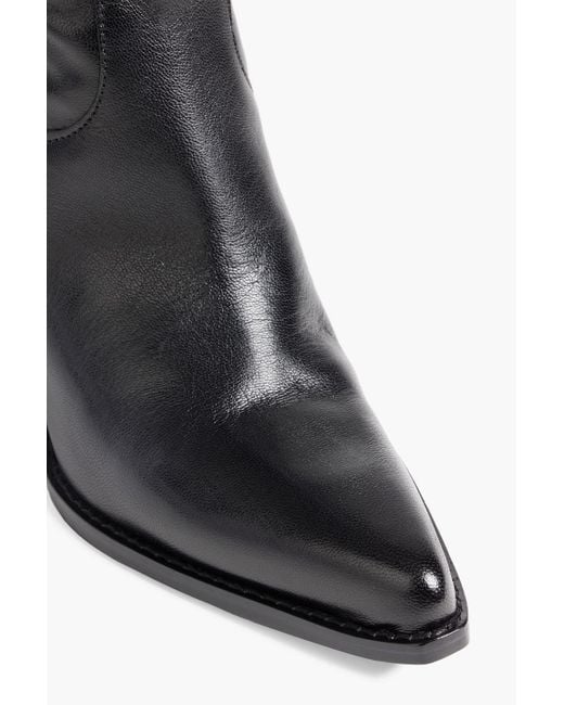 Sam Edelman Black Jamie Leather Boots
