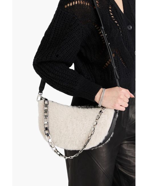 IRO Natural Shearling Shoulder Bag