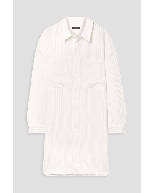 The Range White Corduroy Tunic