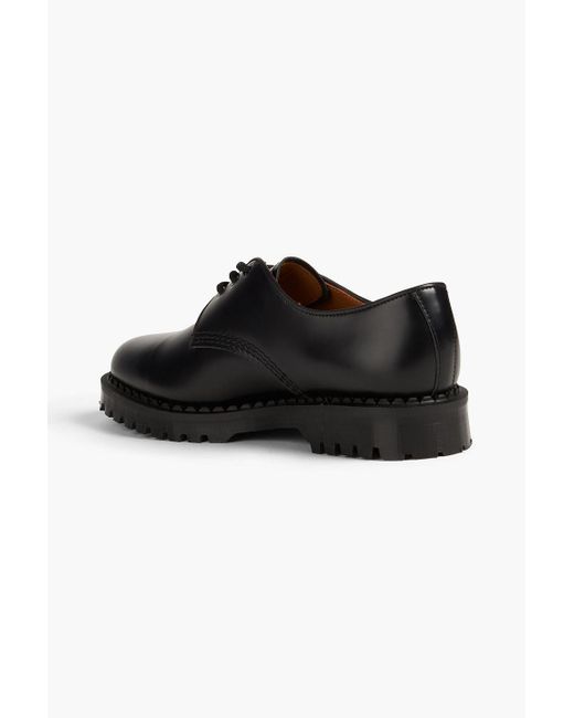 Sandro Black Leather Derby Shoes for men