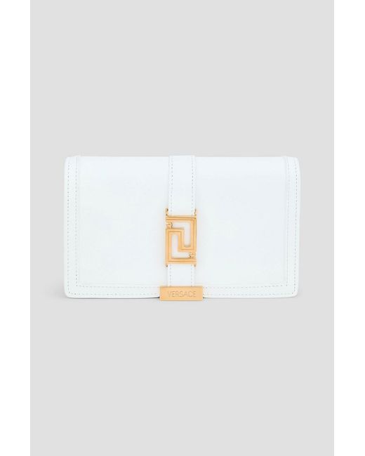 Versace White Leather Wallet