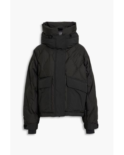 Holden Black Alpine Quilted Hooded Ski Jacket