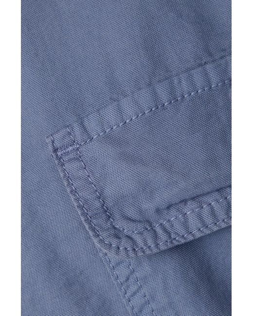 Rivet Utility Blue Looker Cotton-canvas Jumpsuit