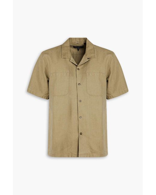 Rag & Bone Natural Avery Linen Shirt for men