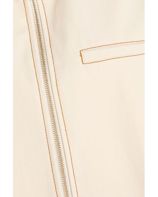 Sandro Natural Cotton-Canvas Jacket