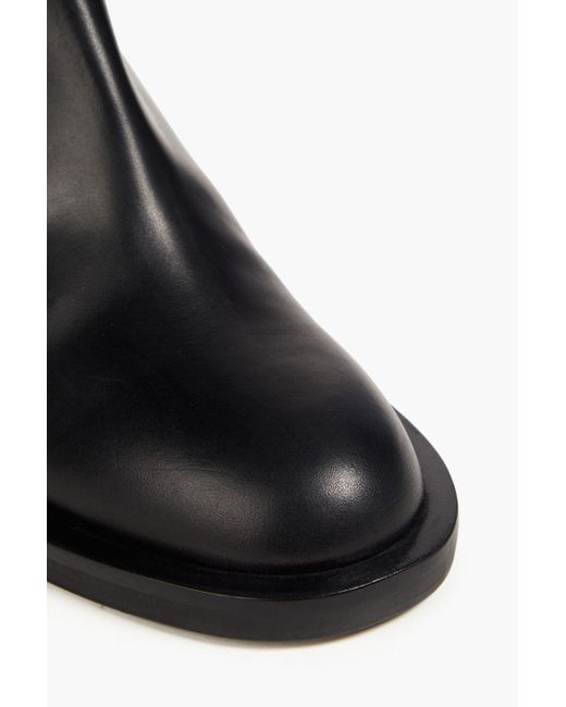 Nicholas Kirkwood Black Embellished Leather Ankle Boots