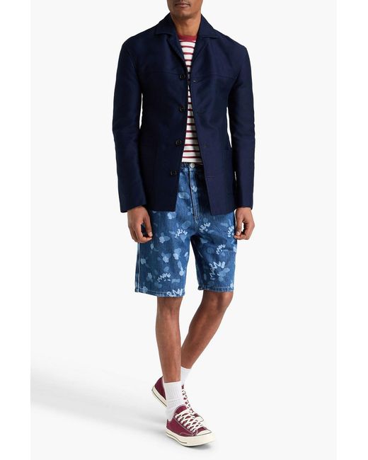 Marni Blue Cotton Blazer for men