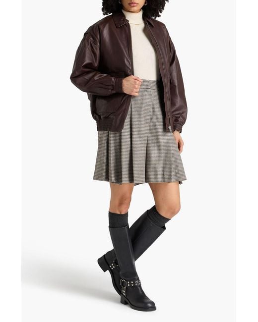 Rag & Bone Brown Ronnie Leather Jacket