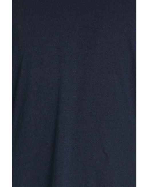 James Perse T-shirt aus einer baumwoll-leinenmischung in Blue für Herren
