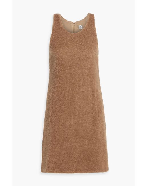 Totême  Brown Wool And Alpaca-blend Dress