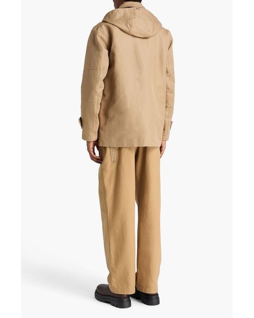 Herno Natural Cotton And Linen-Blend Field Twill Jacket for men