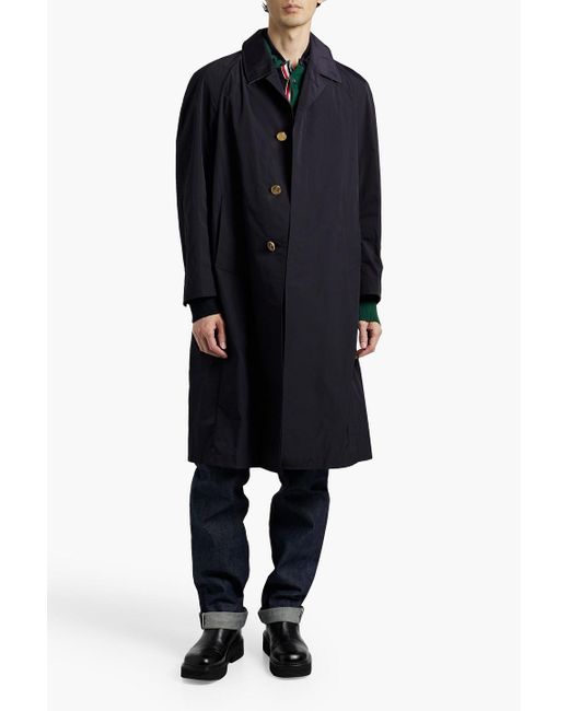 Thom Browne Blue Shell Coat for men