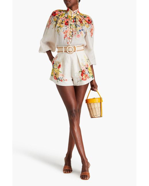 Zimmermann White Shorts