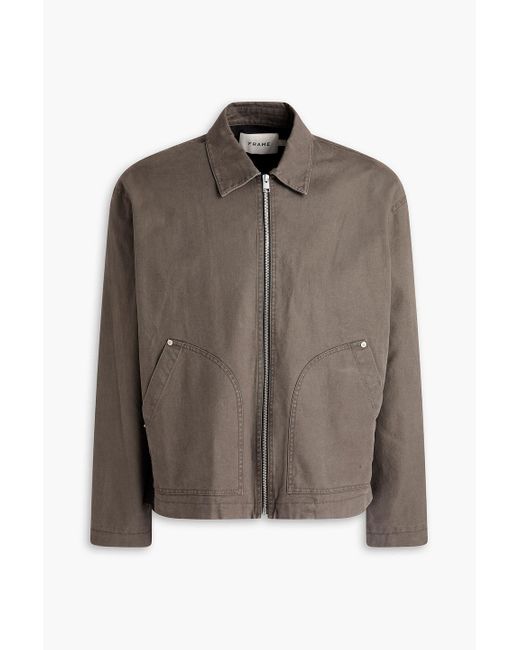 FRAME Jacke aus baumwoll-canvas in Brown für Herren