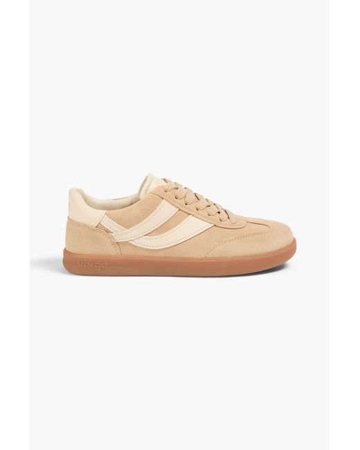 Vince Natural Oasis Suede Sneakers