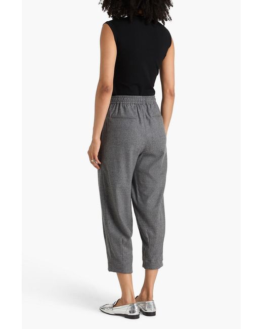 Maria McManus Gray Wool-blend Tapered Pants