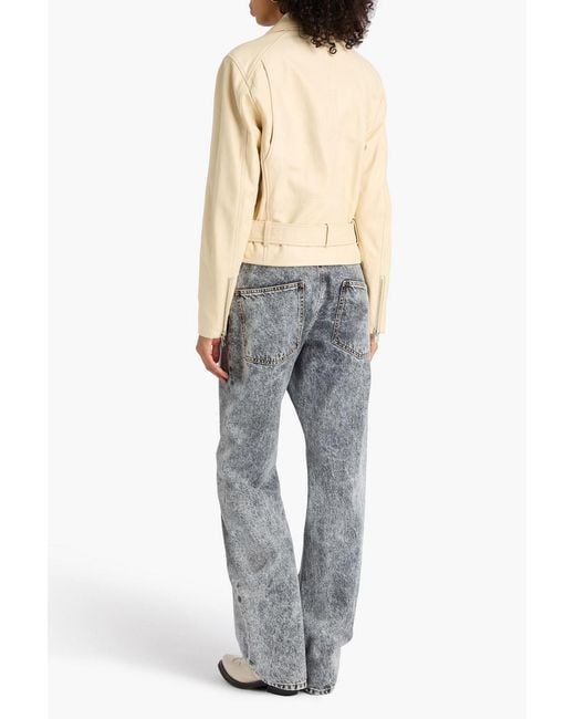 IRO Natural Leather Biker Jacket