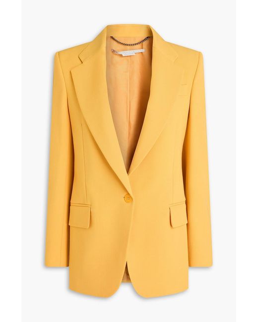 Stella McCartney Yellow Twill Blazer