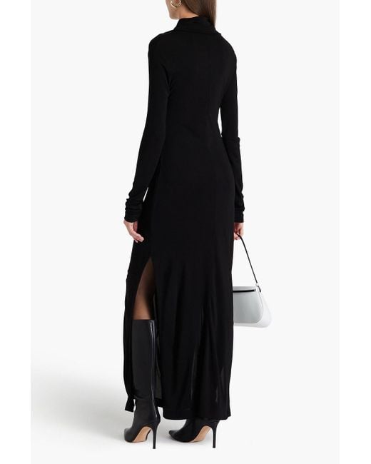 BITE STUDIOS Black Jersey Maxi Dress