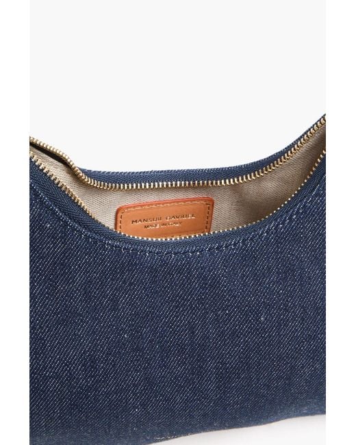 Mansur Gavriel Blue Candy Mini Denim Shoulder Bag