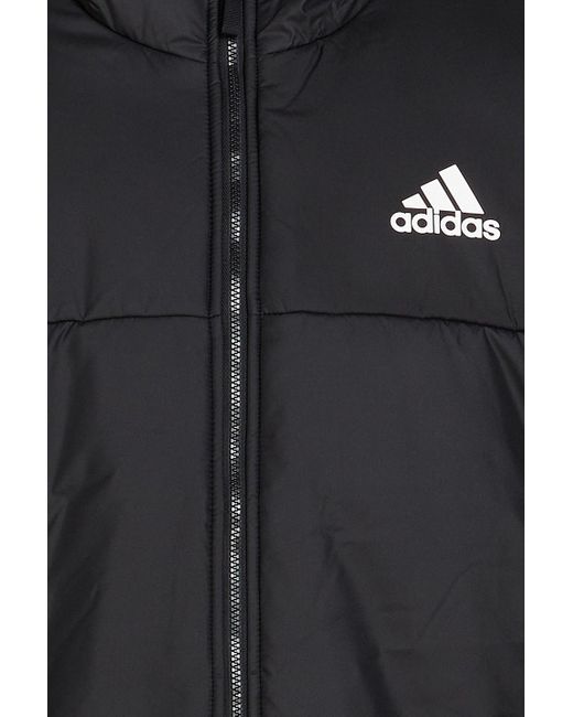Adidas Originals Black Quilted Shell Hooded Jacket for men